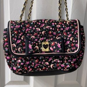 Betsy Johnson adjustable bag.